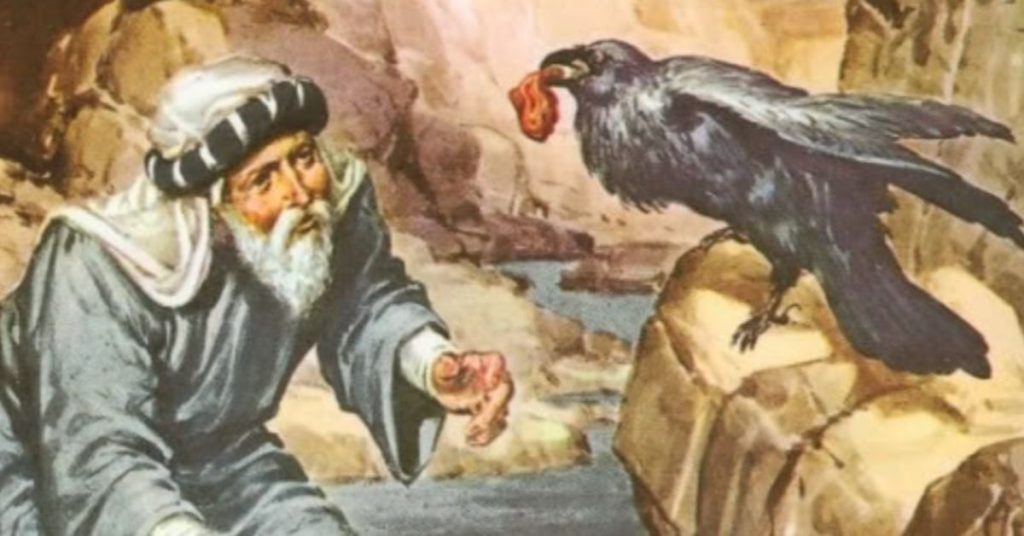 Elias, gente como a gente! I Reis 17 2 Elias e alimentado pelos corvos