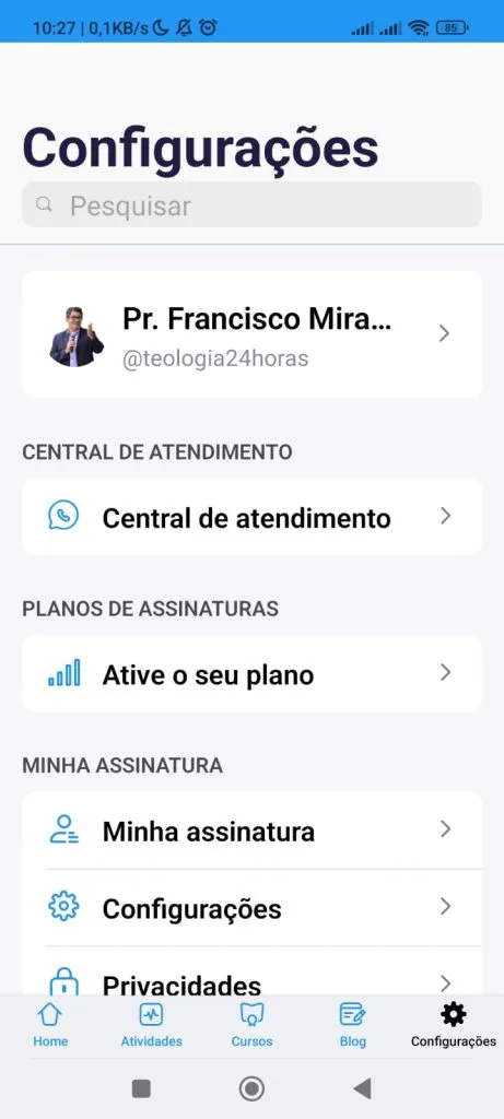 Baixe o nosso App! 7 Teologia24horas
