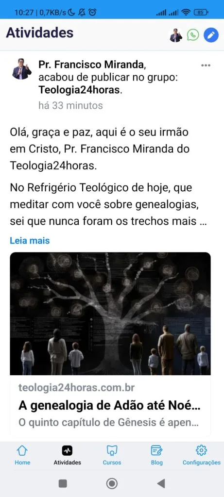 Baixe o nosso App! 4 Teologia24horas
