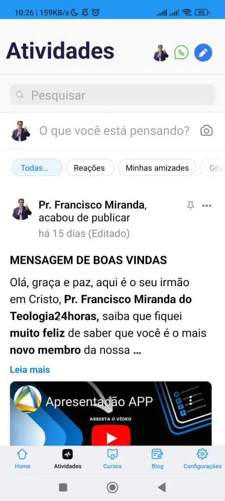 Baixe o nosso App! 3 Teologia24horas